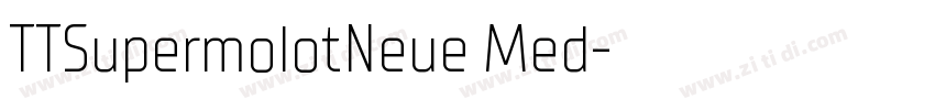 TTSupermolotNeue Med字体转换